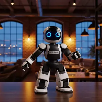 Аренда Робот Robotis DARwIn OP3 в ресторане «D.O.M» — ART SPACE