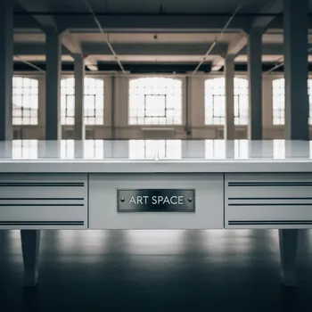 Аренда Стол Lavalin 100 белый в лофте «Студия 21» — ART SPACE