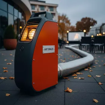 Аренда Пушка тепловая дизельная для площадки в Courtyard by Marriott Sochi — ART SPACE