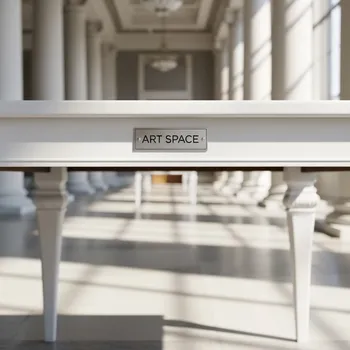 Аренда Стол прямоугольный белый в Зимнем театре — ART SPACE
