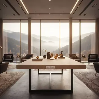 Аренда Стол Лидер 1 900х600 бук шампань в Sochi Marriott Krasnaya Polyana — ART SPACE