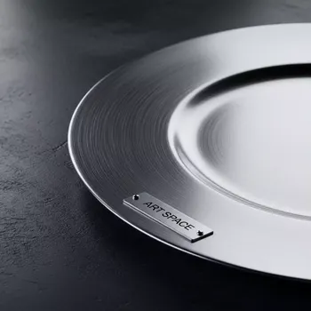 Аренда Тарелка подстановочная Bellini Silver шар 28 см в санатории «Металлург» — ART SPACE