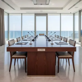 Аренда Стол обеденный Канцлер 3 м ROTANG LUX в Pullman Sochi Centre — ART SPACE