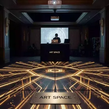 Аренда Пол интерактивный InterTouch 4 1 мобильная версия с ноутбуком в Skypark Sochi — ART SPACE