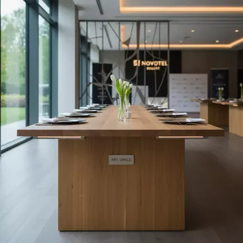 Аренда Стол банкетный дуб в Novotel Resort — ART SPACE