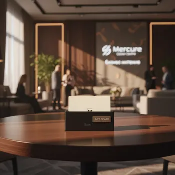 Аренда Держатель для карточек "Бэйс" черный в Mercure Сочи Центр — ART SPACE