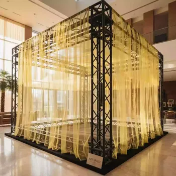 Аренда Ткань фатин желтая 1 м в отеле Radisson Lazurnaya — ART SPACE