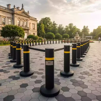 Аренда Столбик оградительный barrier черный желтый на вилле «Анна» — ART SPACE