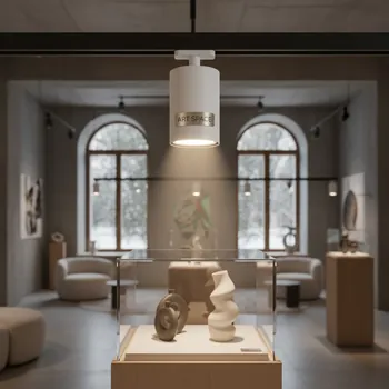 Аренда Светильник трековый Volpe ULB Q276 LED 8 Вт 4000 К в Boutique Hotel PORTUM 1905 — ART SPACE