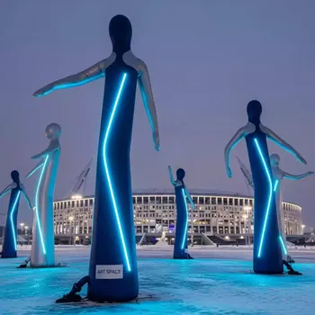 Аренда Пневмофигуры танцующие на арене «Фишт» — ART SPACE