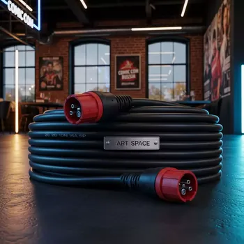 Аренда Силовой кабель 380 В CEE 16 А 5P – CEE 16 А 5P IP 44 20 м в ресторане «Паруса» — ART SPACE