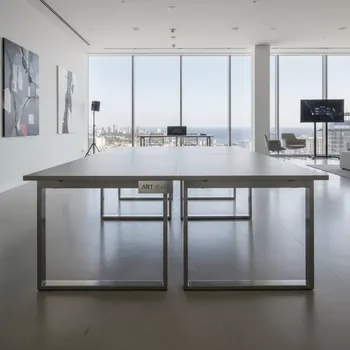 Аренда Стол Лидер 2 1800х800 серый шампань в Grand Karat Sochi — ART SPACE