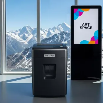 Аренда Шредер уничтожитель Office Kit S20 Dust 2х10 мм на площадке Rosa Peak (2320м) — ART SPACE