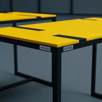 Аренда Стол Uno yellow & black в ледовом дворце «Большой» — ART SPACE