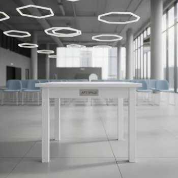 Аренда Стол квадратный белый 60х60 см в Red Arena — ART SPACE