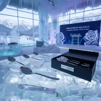 Аренда Ложка кофейная в ледовом дворце «Роза Хутор» — ART SPACE