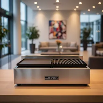 Аренда Жарочная поверхность гриль контактный гладкая рифленая 220V в Karat Resort — ART SPACE
