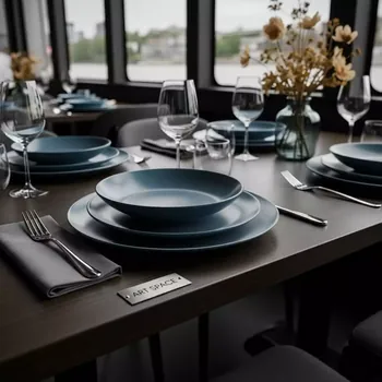 Аренда Набор обеденных тарелок Filet Bleu на теплоходе «Дагомыс» — ART SPACE