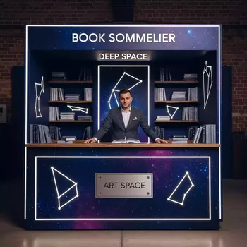 Аренда Книжный сомелье глубокий космос в парке «Ривьера» — ART SPACE