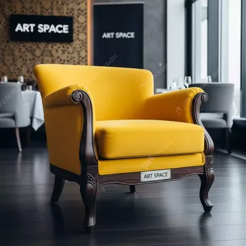Аренда Кресло Вега венге желтое в ресторане «Магеллан» — ART SPACE