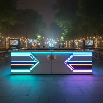Аренда Стойка барная LED Bar прямая секция в парке «Ривьера» — ART SPACE