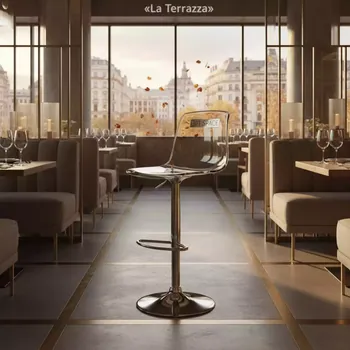 Аренда Стул полубарный прозрачный Opera Bar в ресторане «La Terrazza» — ART SPACE