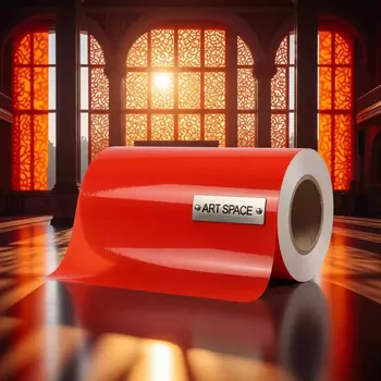Аренда Пленка витражная плоттерная Oracal 8300 F033 Red Orange 1,26х50 м в ледовом дворце «Большой» — ART SPACE