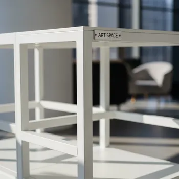 Аренда Стеллаж Титан белый в ресторане «Voda» — ART SPACE