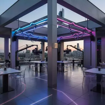 Аренда Гирлянды уличные для съемки в ресторане «La Terrazza» — ART SPACE