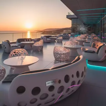 Аренда Комплект мебели пластиковой Sky Air XL в Гранд Отель Сочи — ART SPACE