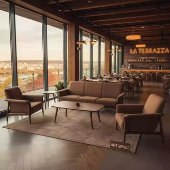 Аренда Комплект RAVC4T 5 коричневый в ресторане «La Terrazza» — ART SPACE