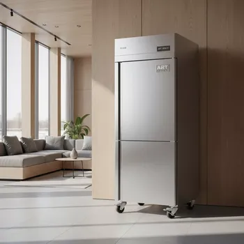 Аренда Шкаф холодильный на колёсах Ozti GNB 500 NTV 600 л Италия 740х840х1930 мм в ледовой арене «Шайба» — ART SPACE