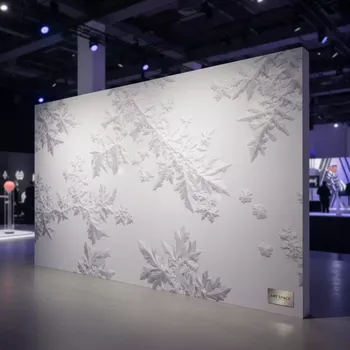 Аренда Фотообои фактурные "Иней" в Gamma Sirius — ART SPACE