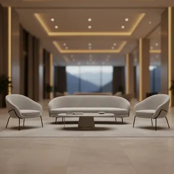 Аренда Мебельной группы Royal Family Lana Dining XL светло серый в Sochi Marriott Krasnaya Polyana — ART SPACE