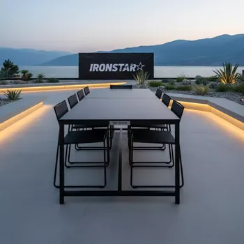 Аренда Стол садовый Тино 120 черный в Karat Resort — ART SPACE