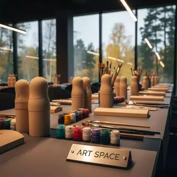 Аренда Мастер класс Расписные матрешки в комплексе «Дагомыс» — ART SPACE