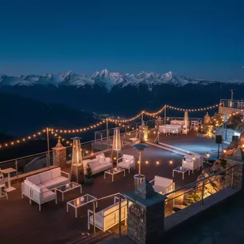 Аренда Гирлянды лампочки на площадке Rosa Peak (2320м) — ART SPACE