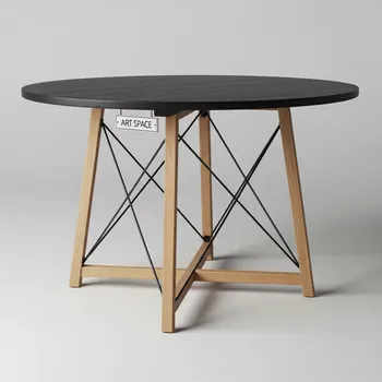 Аренда Стол Eames Wood Black в Omega Sirius — ART SPACE