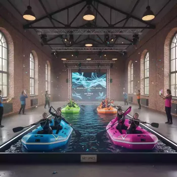 Аренда Гонки на плотах в банкетном зале «Дельфин» — ART SPACE