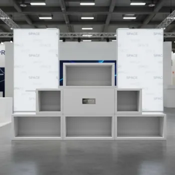 Аренда Комплект стеллажей Step 1 4 2 3 белый в Pullman Sochi Centre — ART SPACE