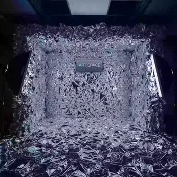 Аренда Фотозона из серебряной фольги в санатории «Заполярье» — ART SPACE