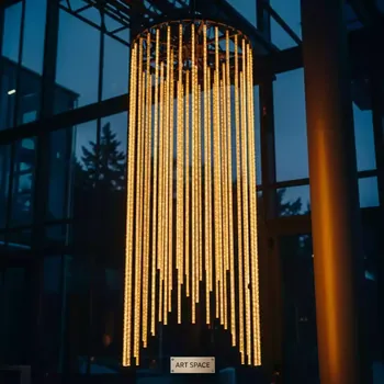 Аренда Гирлянда "Дождь" теплая 1,8 м в Sochi Marriott Krasnaya Polyana — ART SPACE