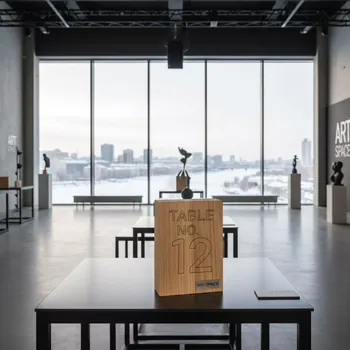 Аренда Номера деревянные для столов в Gamma Sirius — ART SPACE