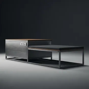 Аренда Комод офисный со скамейкой Low Cabinet 2027 Seater в Alpha Sirius — ART SPACE
