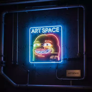 Аренда Вывески мемные неоновые в Stella di Mosca — ART SPACE