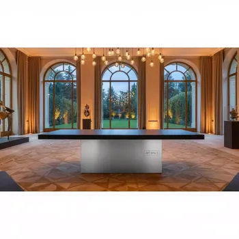 Аренда Стол Лидер 1 черный серебро без отбойников 1200х600 в Rodina Grand Hotel & SPA — ART SPACE