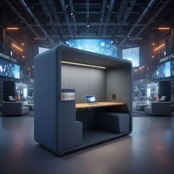 Аренда Кабина офисная акустическая со столиком Buddy Hub в Сириус Арене — ART SPACE