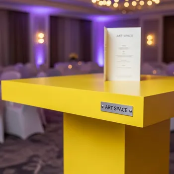 Аренда Коктейльный стол базовый желтый в City Park Hotel Sochi — ART SPACE