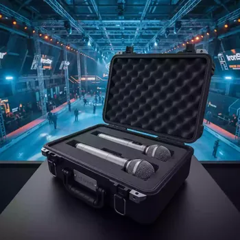Аренда Радиомикрофоны ручные Shure Axient AD2 B58 Beta 58A пара в кейсе в ледовом дворце «Роза Хутор» — ART SPACE