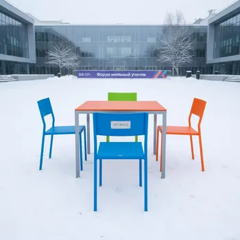 Аренда Комплект уличной мебели Калисто цветной на Медальной площади — ART SPACE